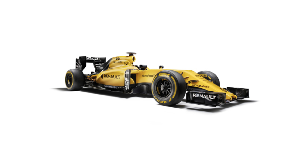 Τα χρώματα της Renault F1!